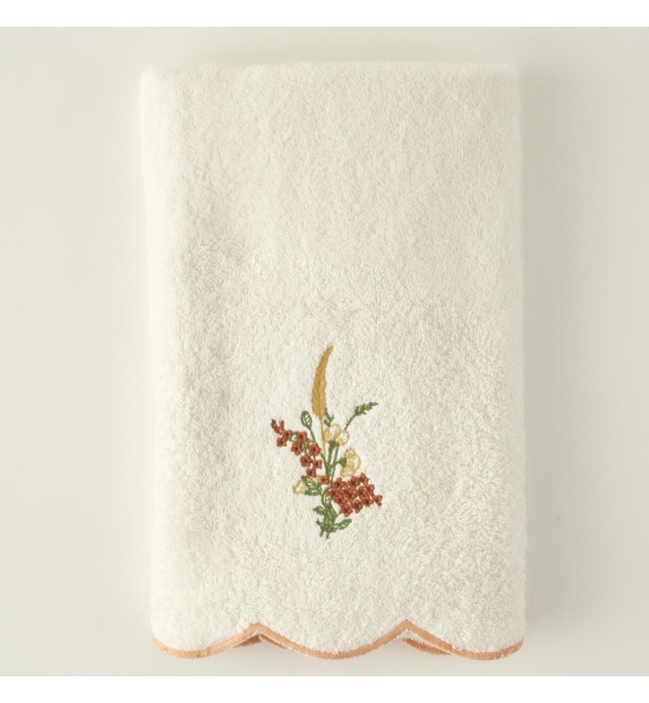Flores Towel 50x90 cm - Cream