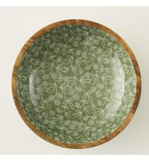 Mango wood serving bowl - 30x8 cm