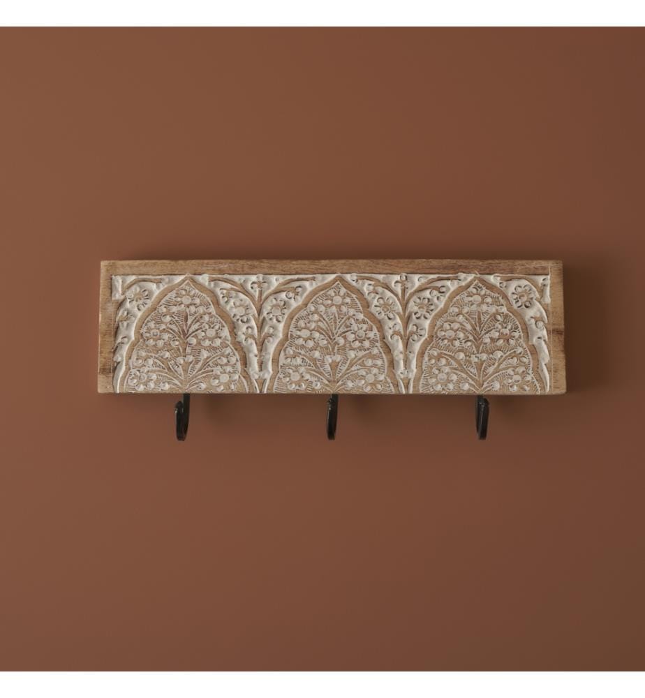 Decorative hanger Nala 38x5x18 cm - Natural