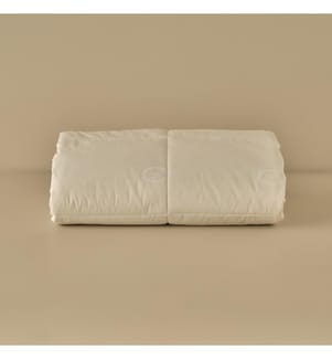 Baby cotton comforter 95x145 cm - White