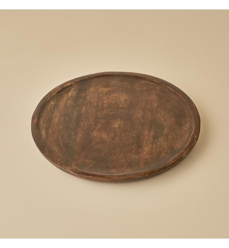Deko-Teller Boliva 25x25x1,5 cm - Natur