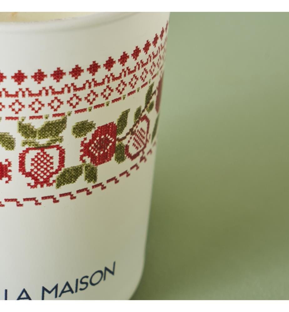 Jolly Gingerbread Candle 200 Gr 200 gr - Red