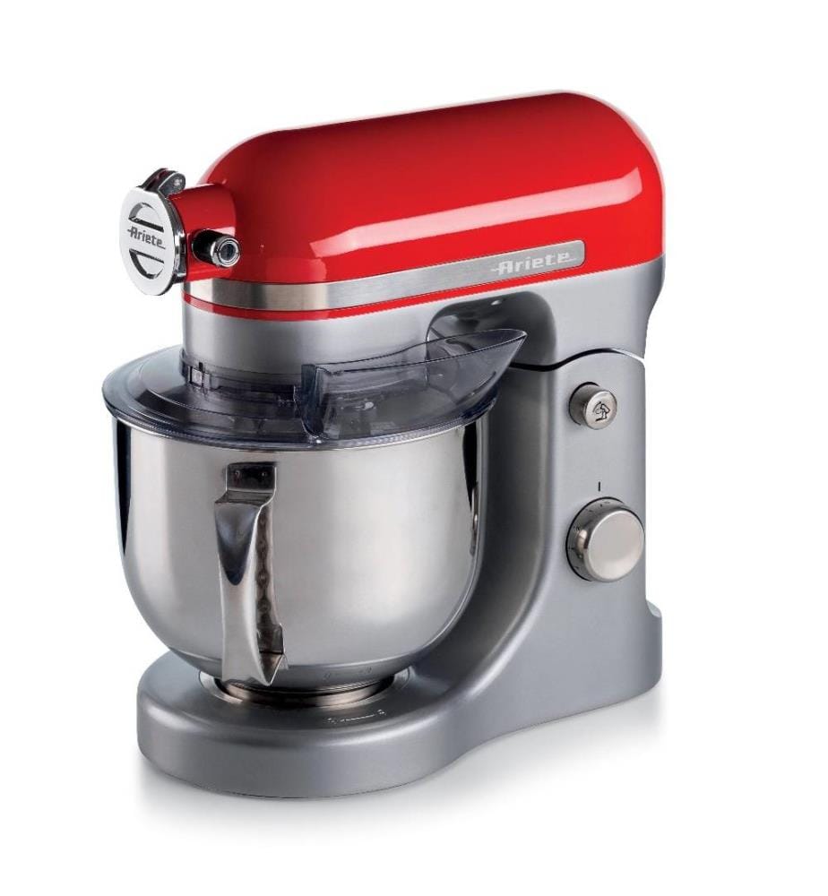 Küchenmaschine - Moderna - Rot 11 Stufen, 5L (1,4Kg Teig), 65dB, 1600W
