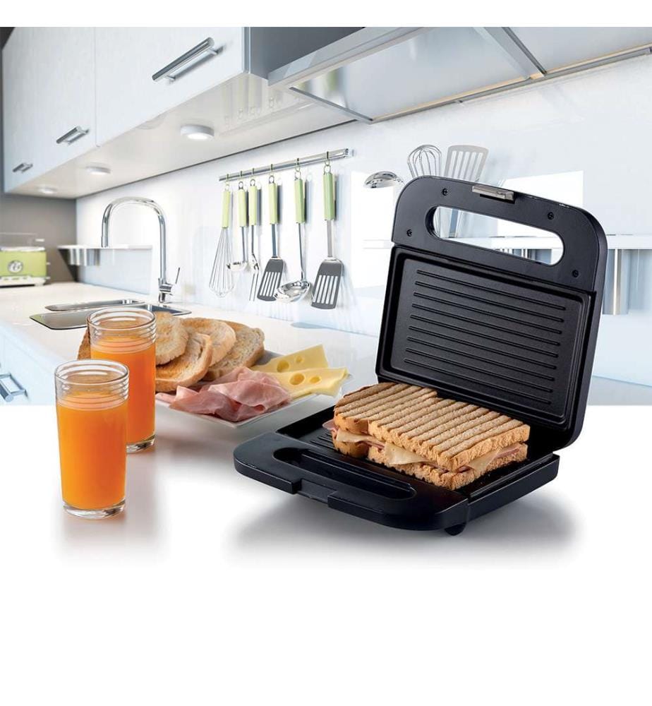 Sandwichmaker, 750W - Schwarz