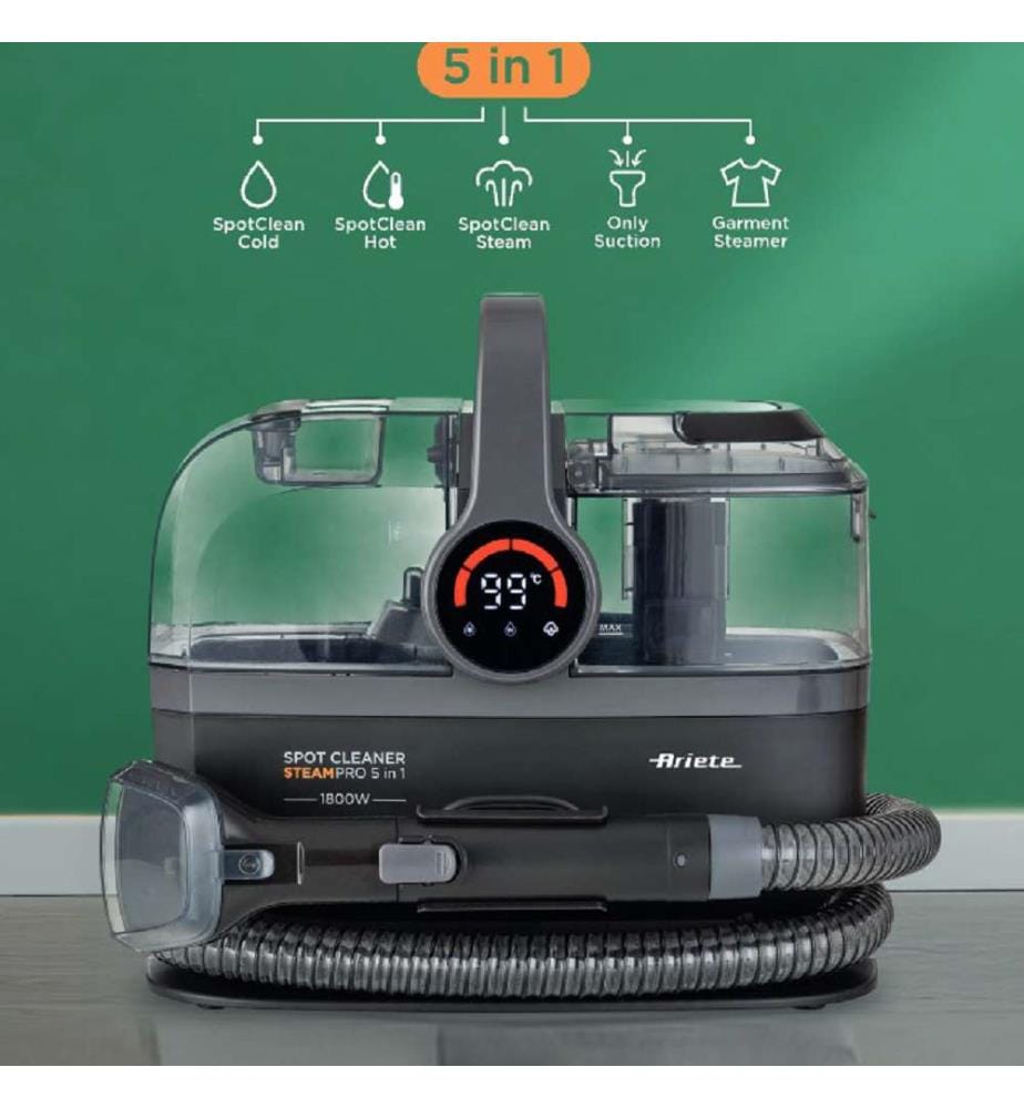 Spot Cleaner Steam PRO 5in1 - Noir