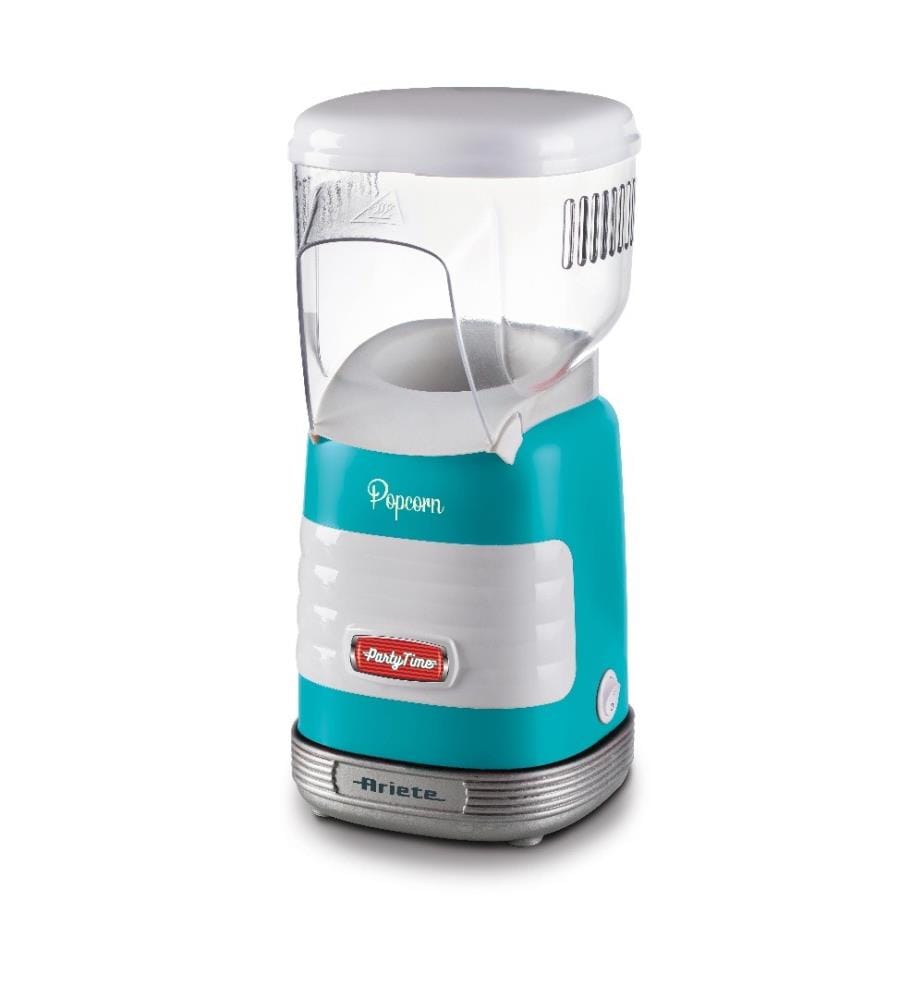 Macchina per popcorn - Party Time - Cottura ad aria calda blu, con tazza