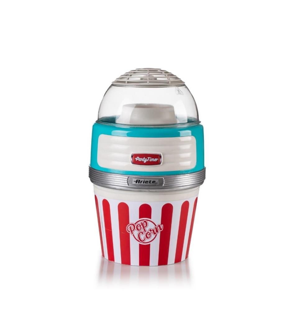 Popcorn Machine - Party Time - blue Hot Air Cooking, Mug Included