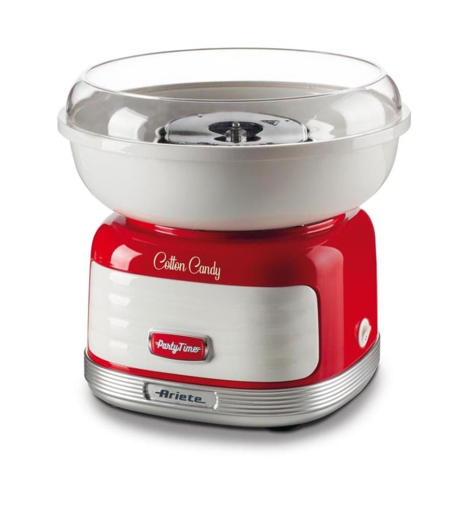 Macchina per zucchero filato - Party Time - rosso Utilizza zucchero o zucchero filato, 500W
