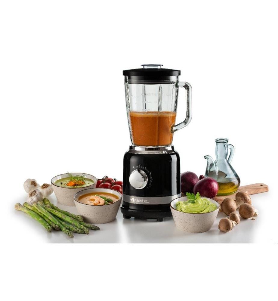 Blender - Moderna - Black 1.5L, 4 levels + pulse
