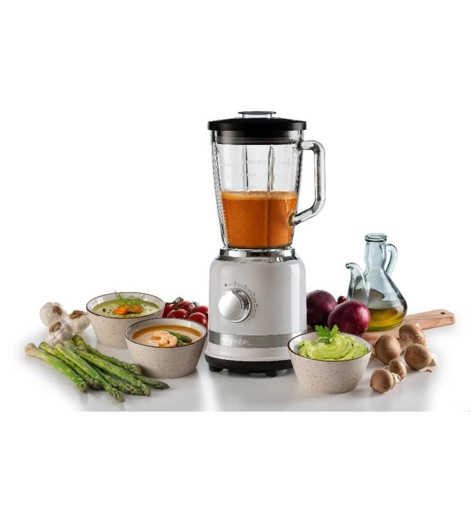 Blender - Moderna - White 1.5L, 4 levels + pulse