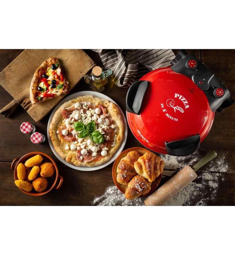 Forno per pizza 2-4min, 5 livelli di cottura