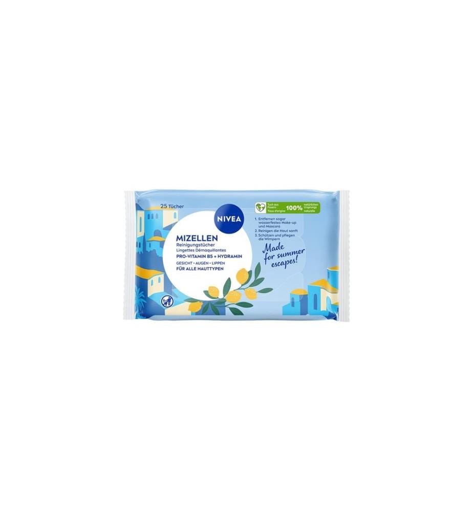 NIVEA Mizellen Reinigungstücher 3in1 Travel Edition assortiert