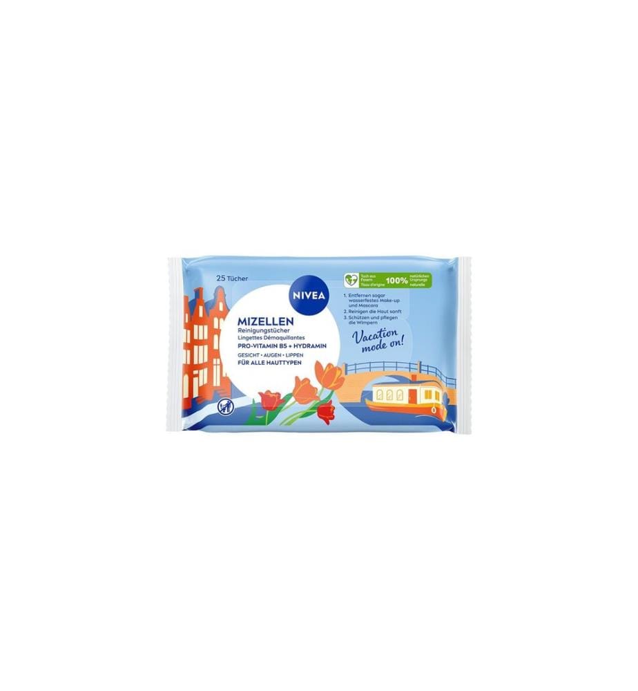 NIVEA Mizellen Reinigungstücher 3in1 Travel Edition assortiert