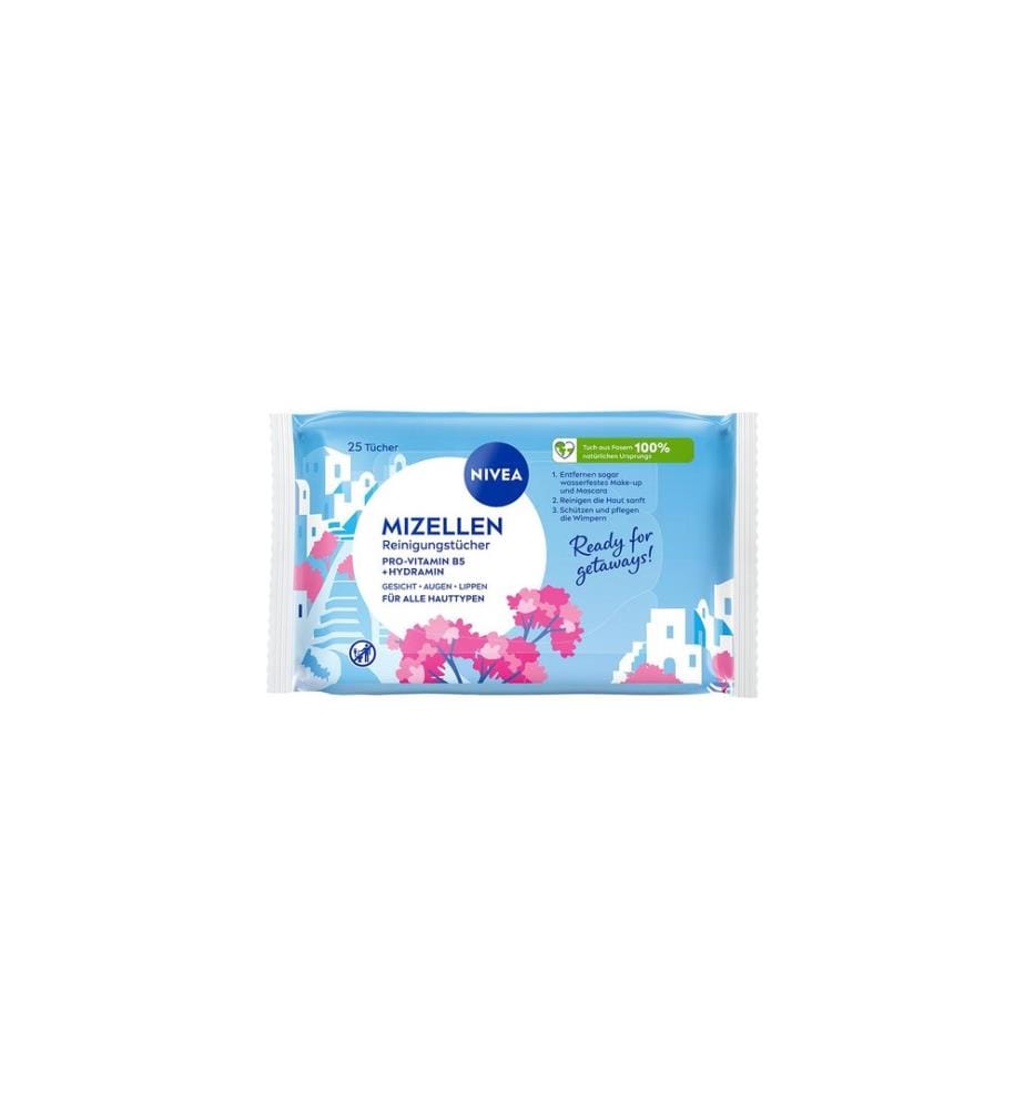 NIVEA Mizellen Reinigungstücher 3in1 Travel Edition assortiert