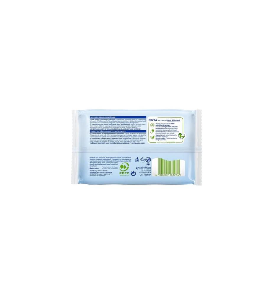 NIVEA Mizellen Reinigungstücher 3in1 Travel Edition assortiert