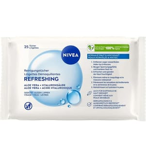 NIVEA Erfrischende Reinigungstücher 25 Stück