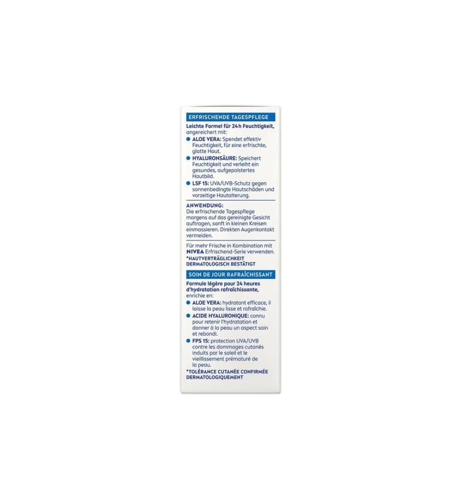 NIVEA Erfrischende Tagespflege LSF 15 50 g