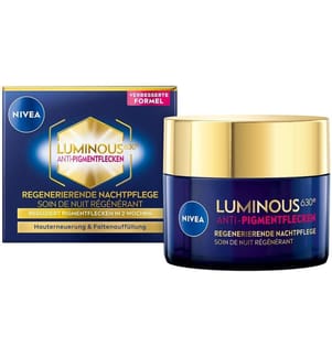 NIVEA Nachtcrème Luminous Anti-Pigmentflecken 50 ml