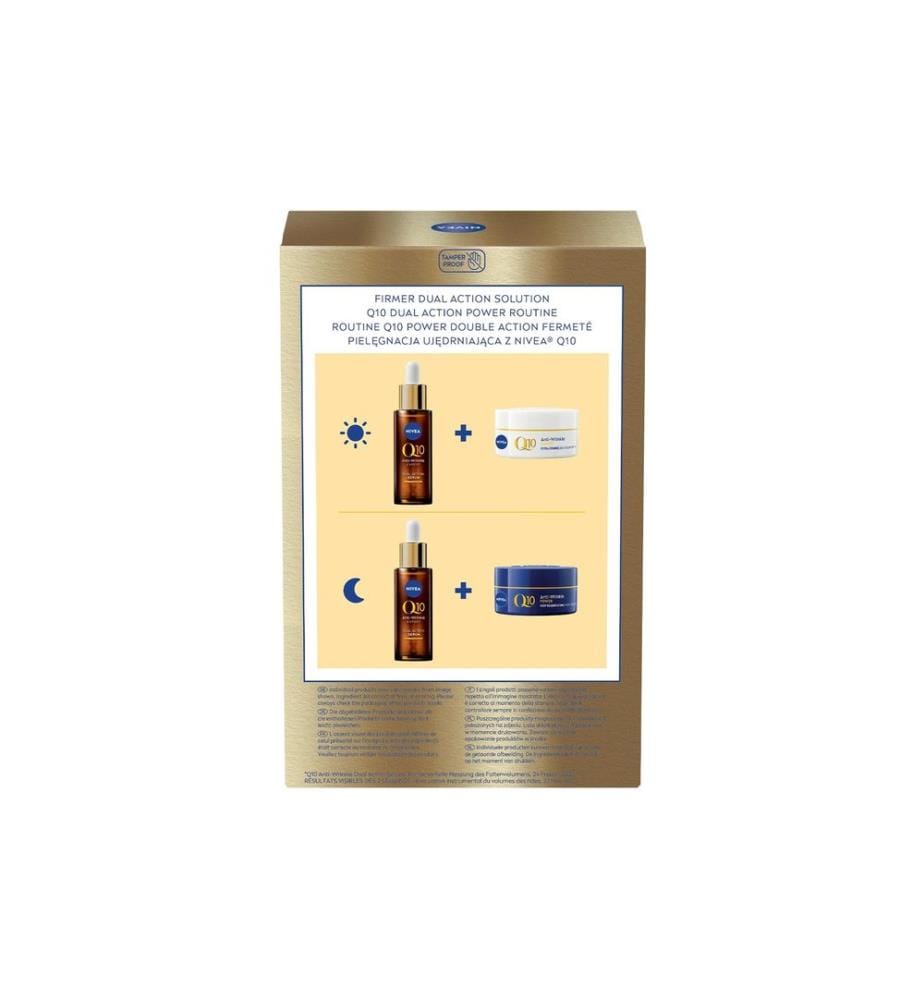 NIVEA Coffret Q10 Anti-rides Power – Jour, Nuit & Sérum Dual Action
