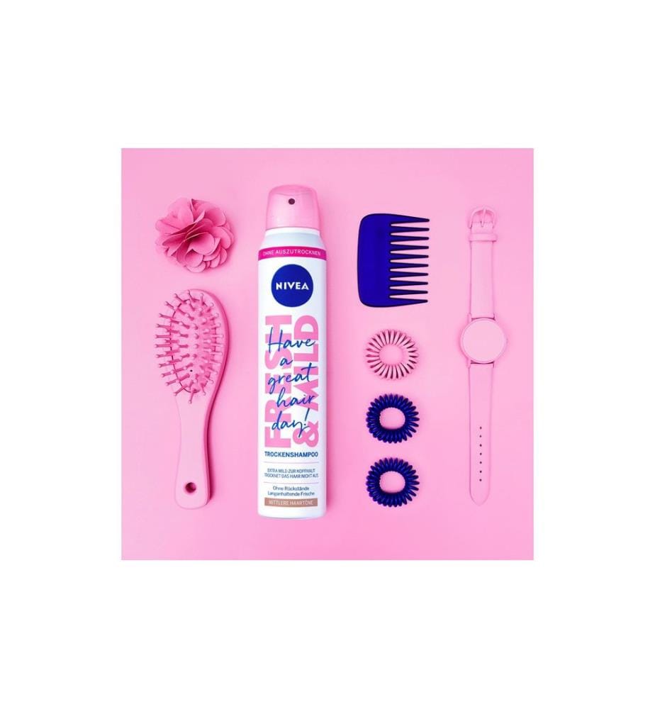 NIVEA Trockenshampoo     brünette und mittlere Haartöne 200 ml