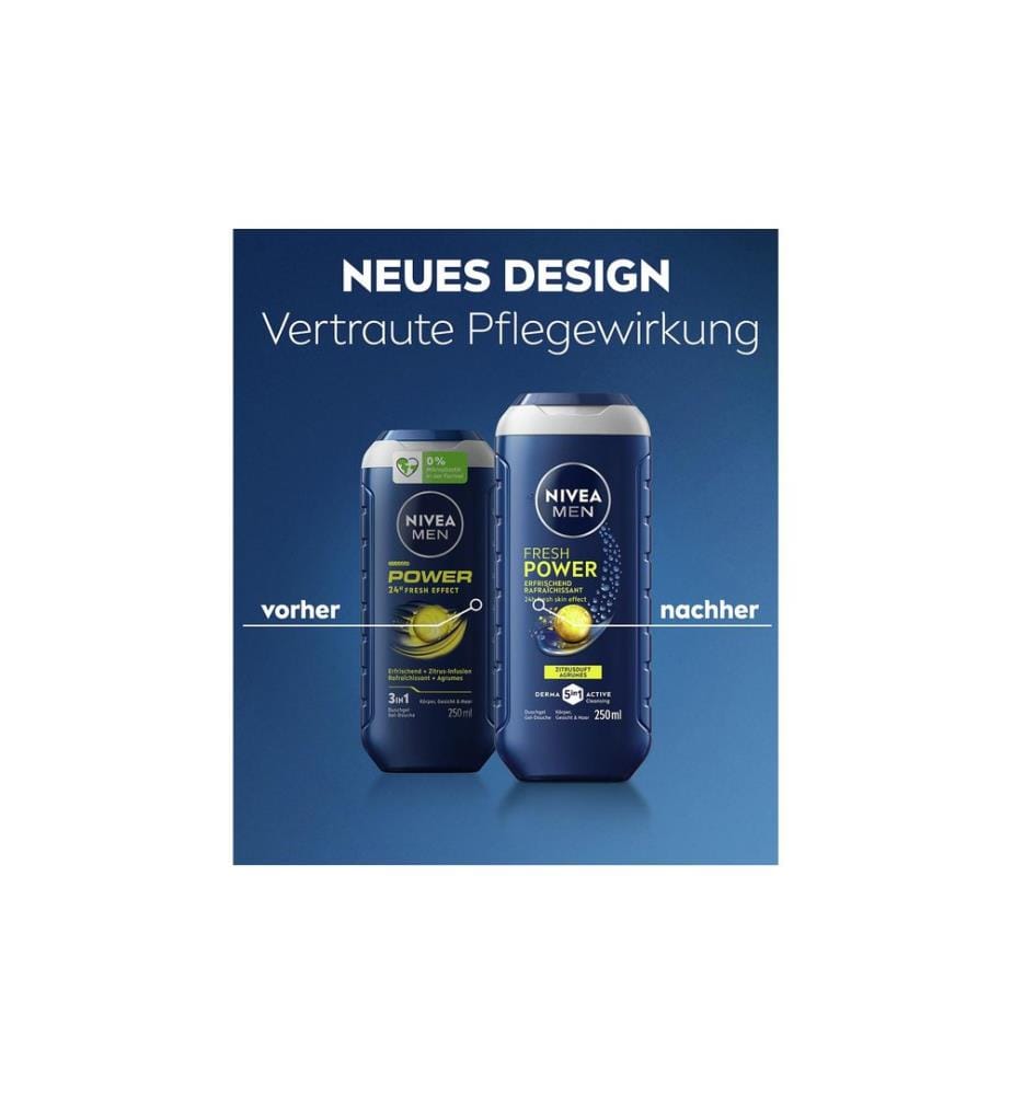 NIVEA MEN Douche soin Men Fresh Power XL 500 ml