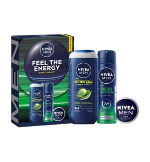 NIVEA MEN Geschenkset Feel the Energy 3-teilig