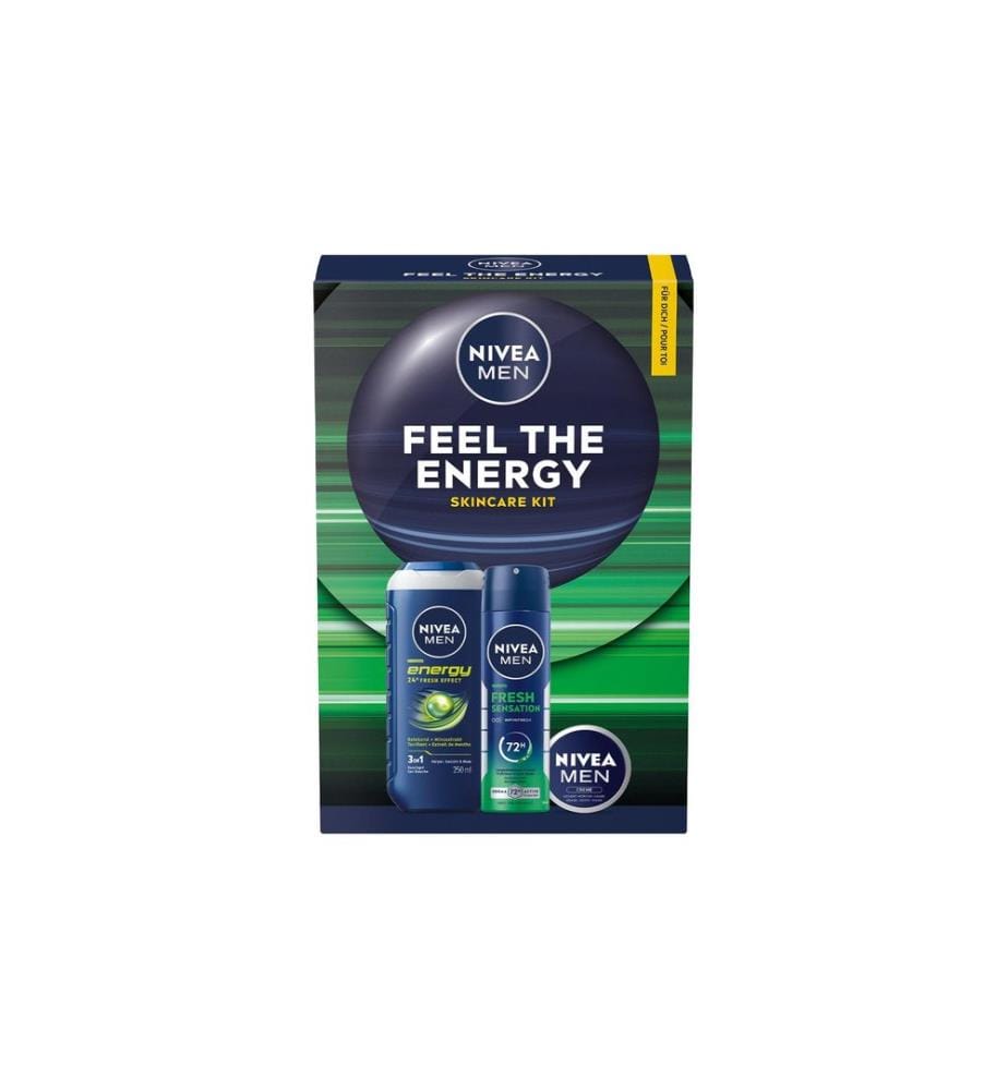 NIVEA MEN Geschenkset Feel the Energy 3-teilig