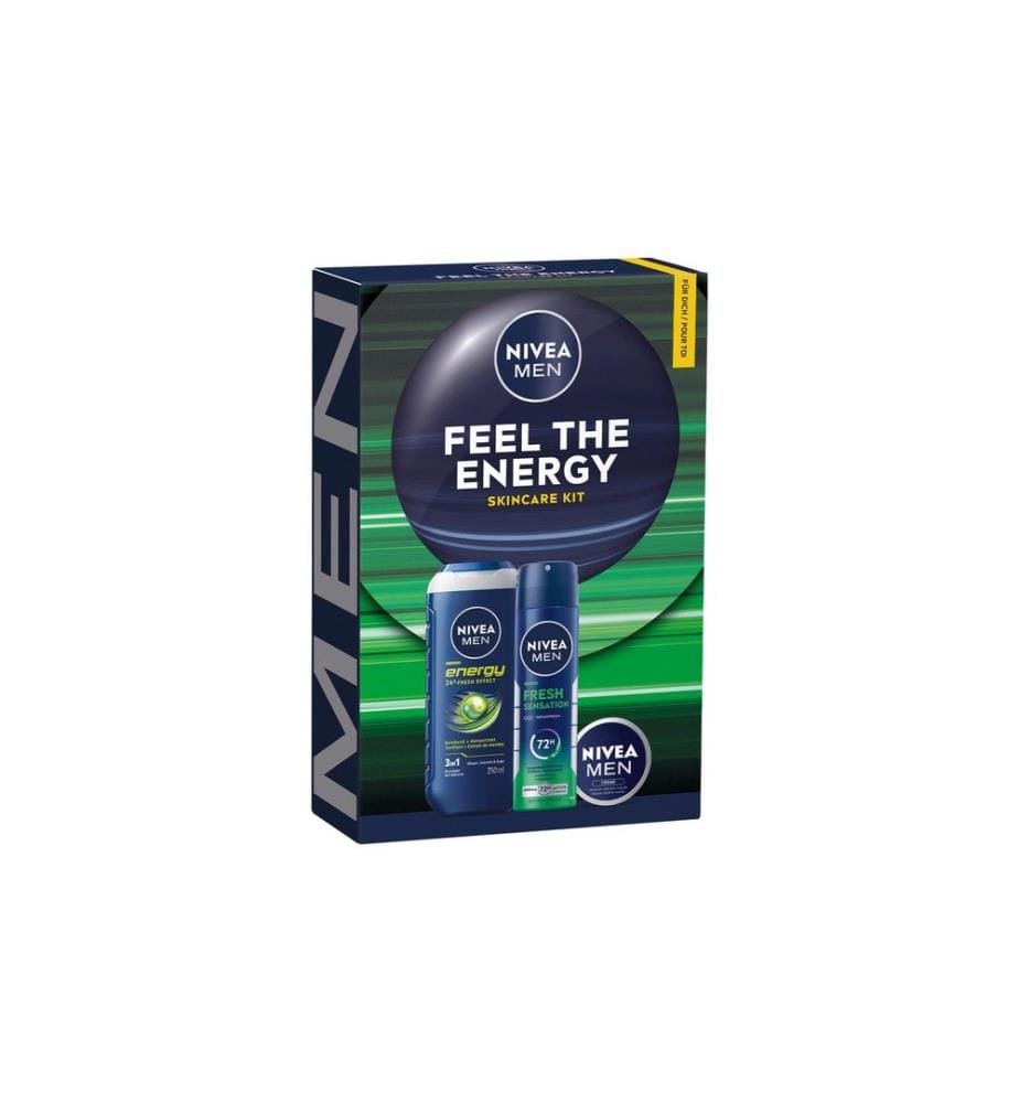 NIVEA MEN Geschenkset Feel the Energy 3-teilig