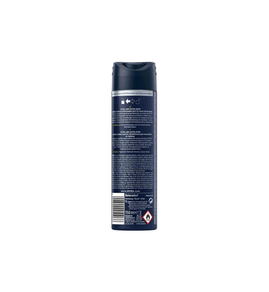 NIVEA MEN Deo Spray Active Male Real Madrid 150 ml