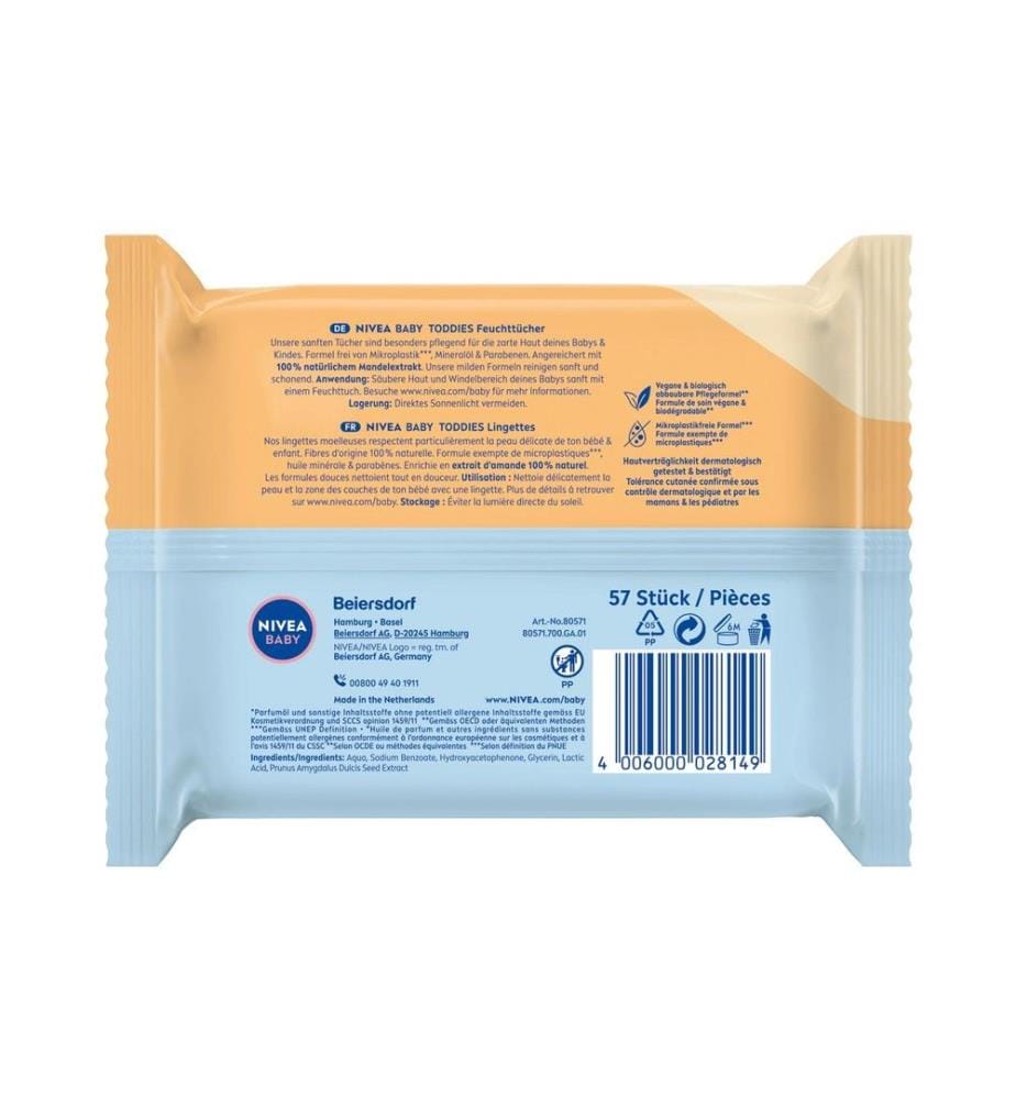 NIVEA BABY Feuchttücher Toddies 57 Stk.