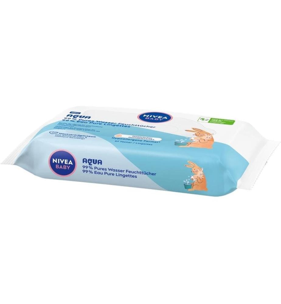 NIVEA BABY Feuchttücher Aqua 1 x 57 Stk.
