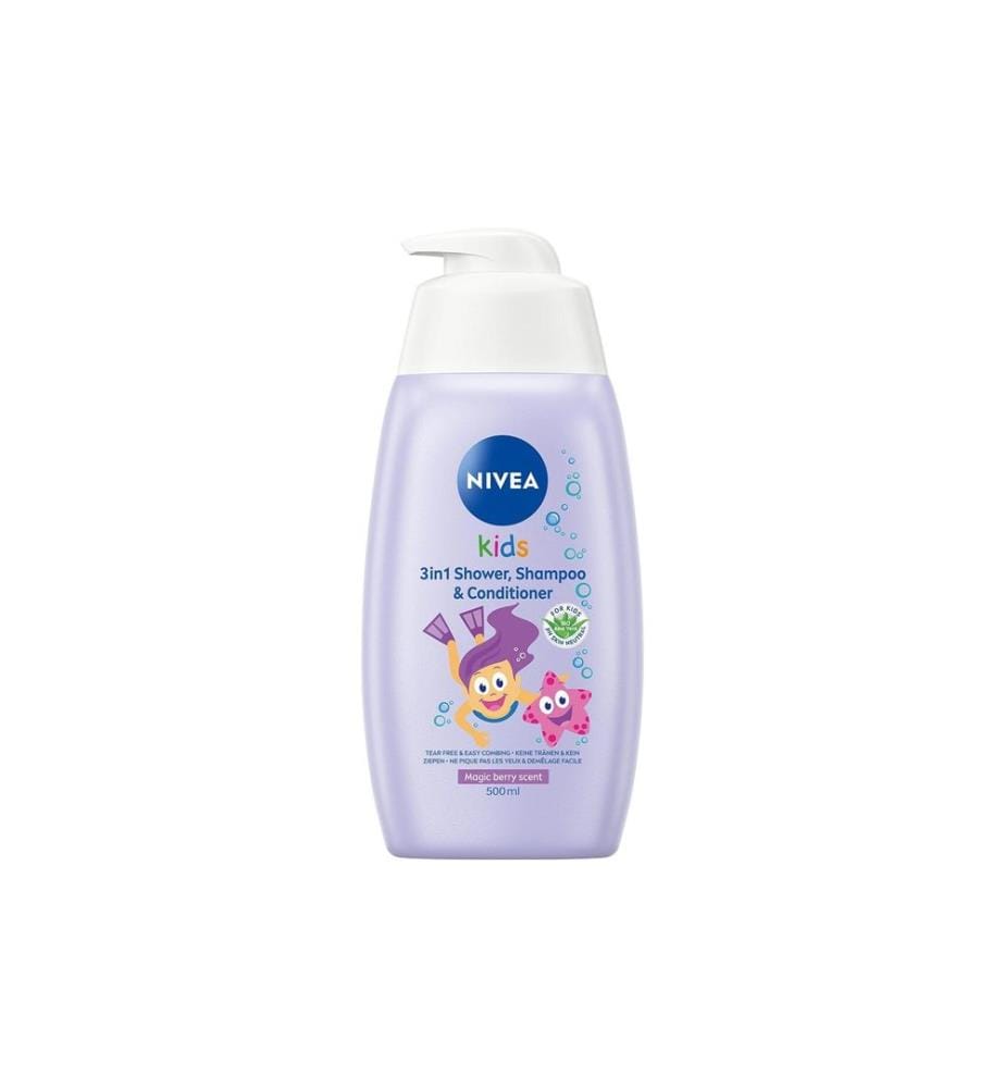 NIVEA Kids 2in1 Shower & Shampoo Girls 500 ml