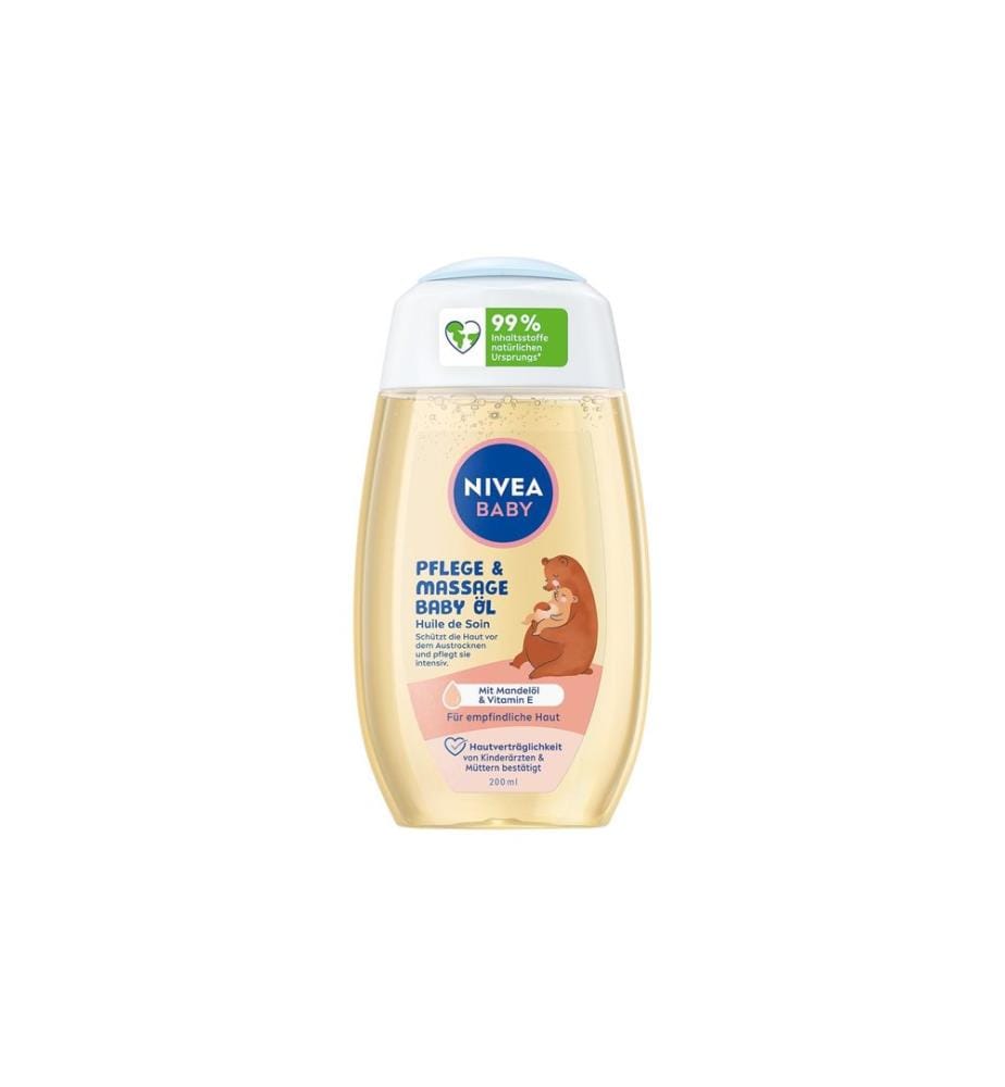 NIVEA BABY Huile de soin et massage bébé 200 ml
