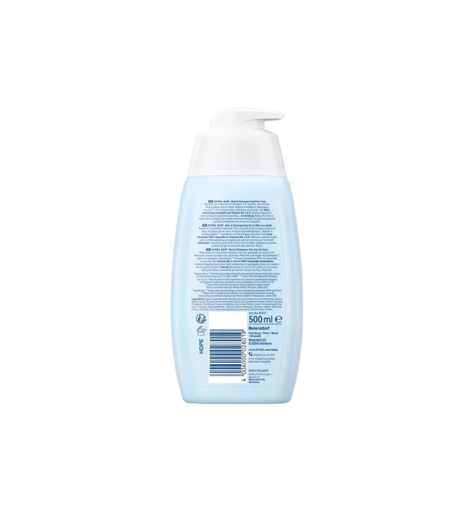 NIVEA BABY Bad & Shampoo Kopf bis Fuss 500 ml