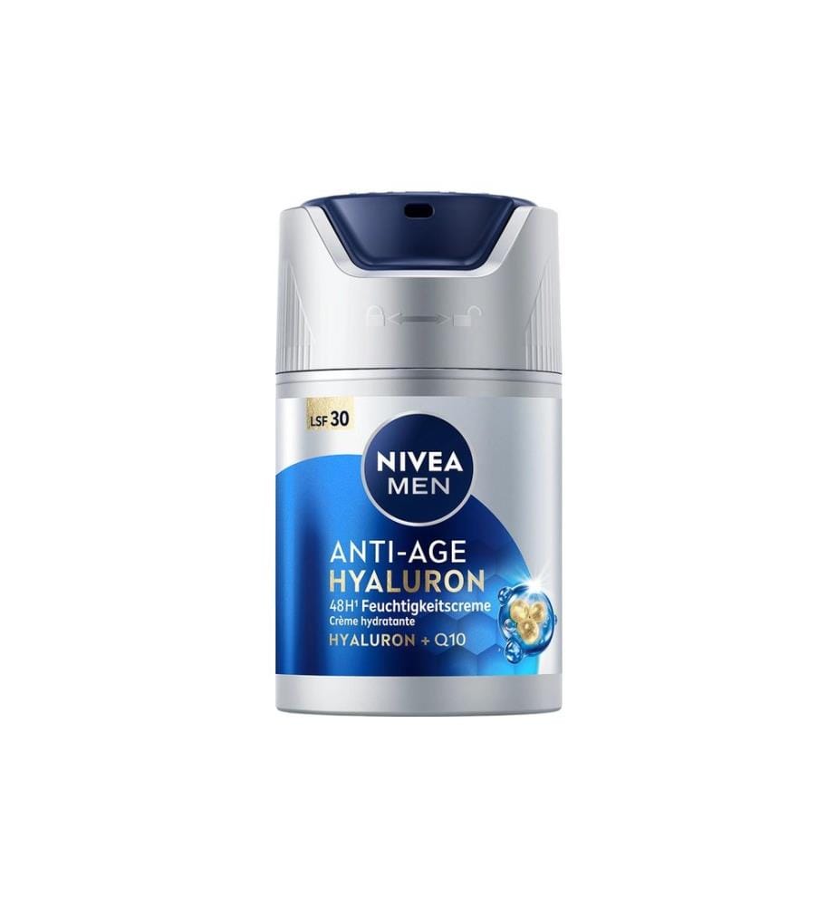 NIVEA MEN Crème Hydratante Anti-Age Hyaluron FPS 30 50 ml