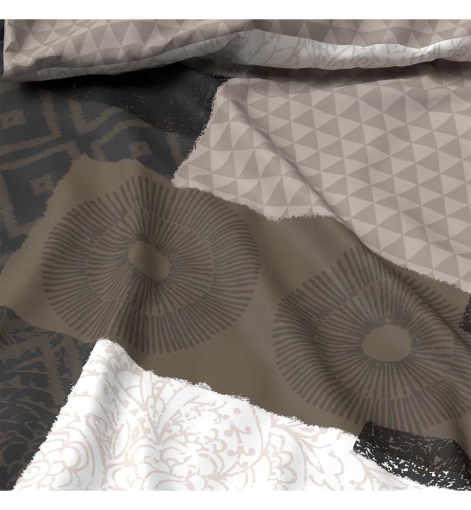 Parure de lit en satin Création Yeshia - 160 x 210 cm