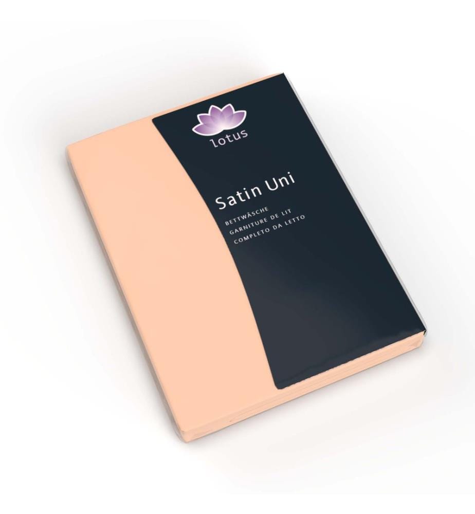 Bettwäsche Satin uni - 65 x 100 cm