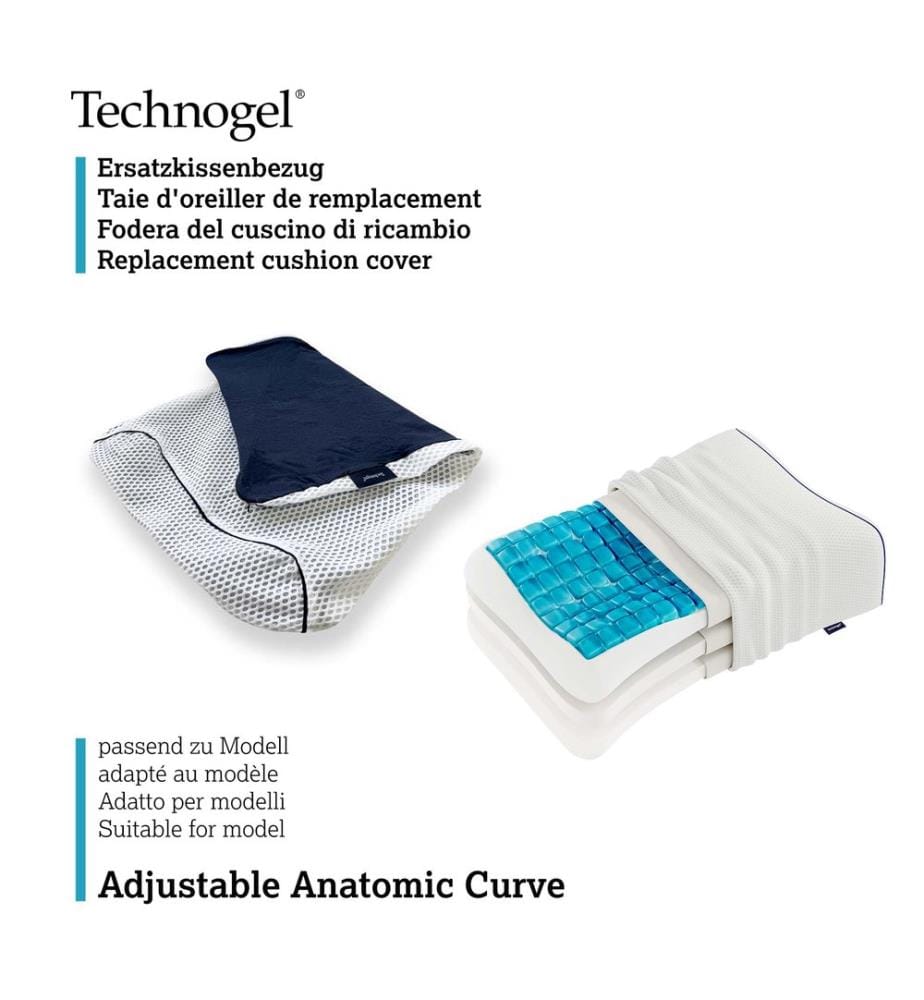 Housse de rechange pour coussin Adjustable Anatomic Curve - Taille unique