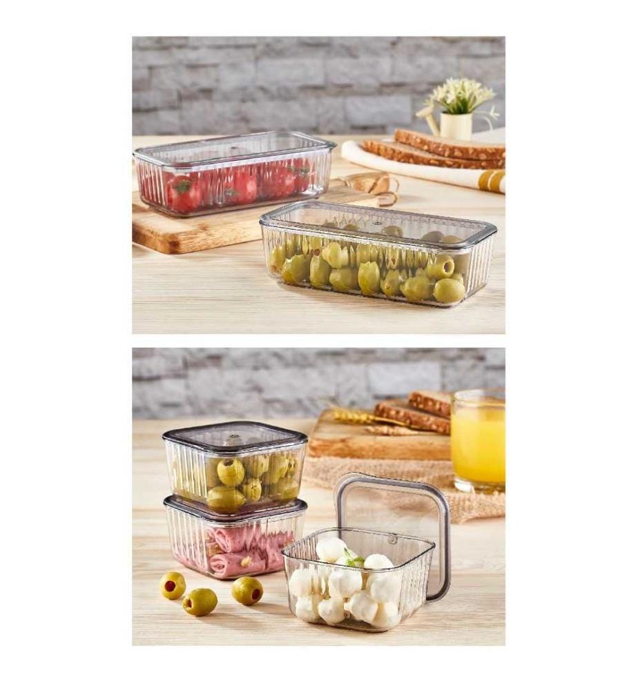 Aufbewahrungsbox-Set (13-teilig) – Anthrazit