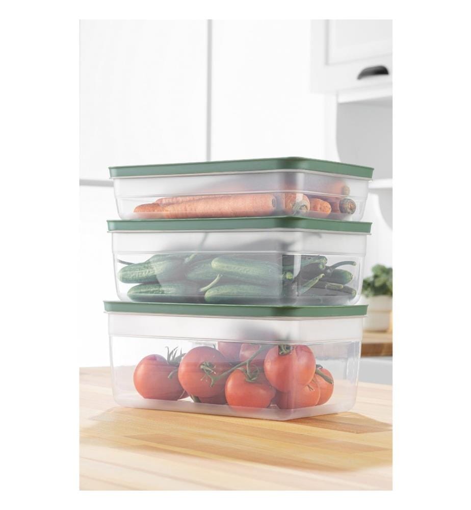 Storage Box Set (3 Pieces) - Green