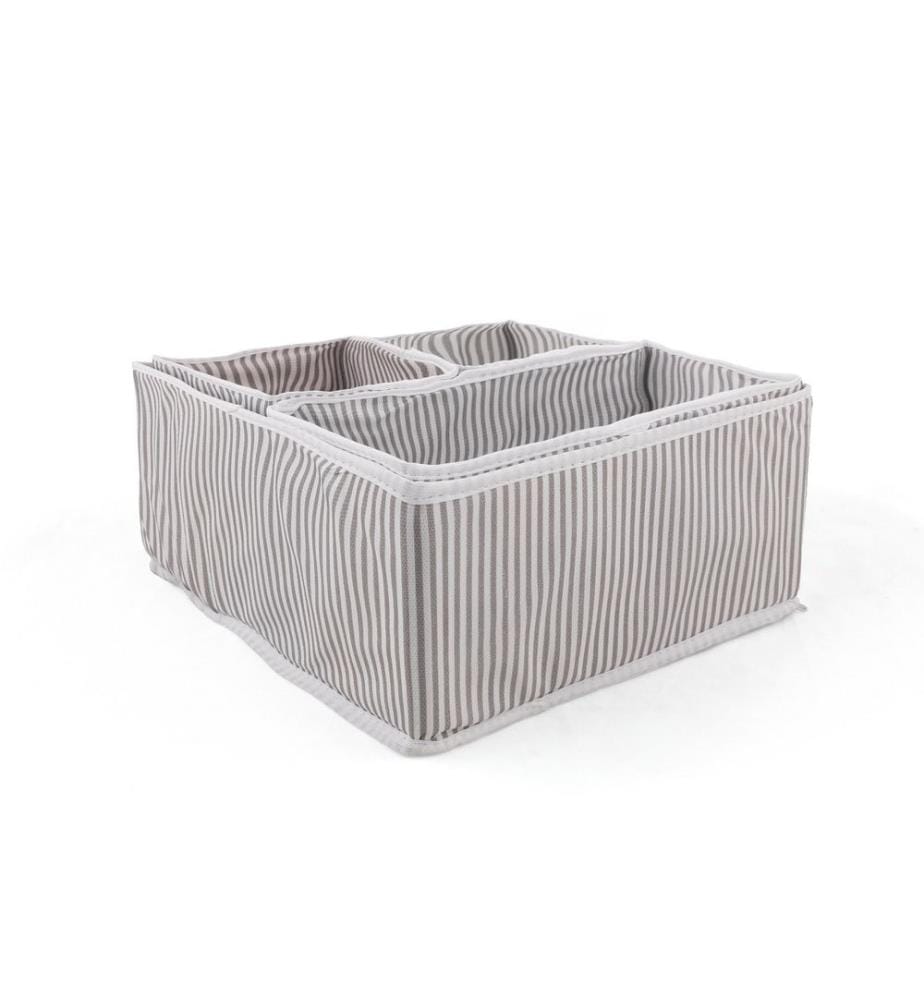 Organizer Set (4 Pieces) - Grey White
