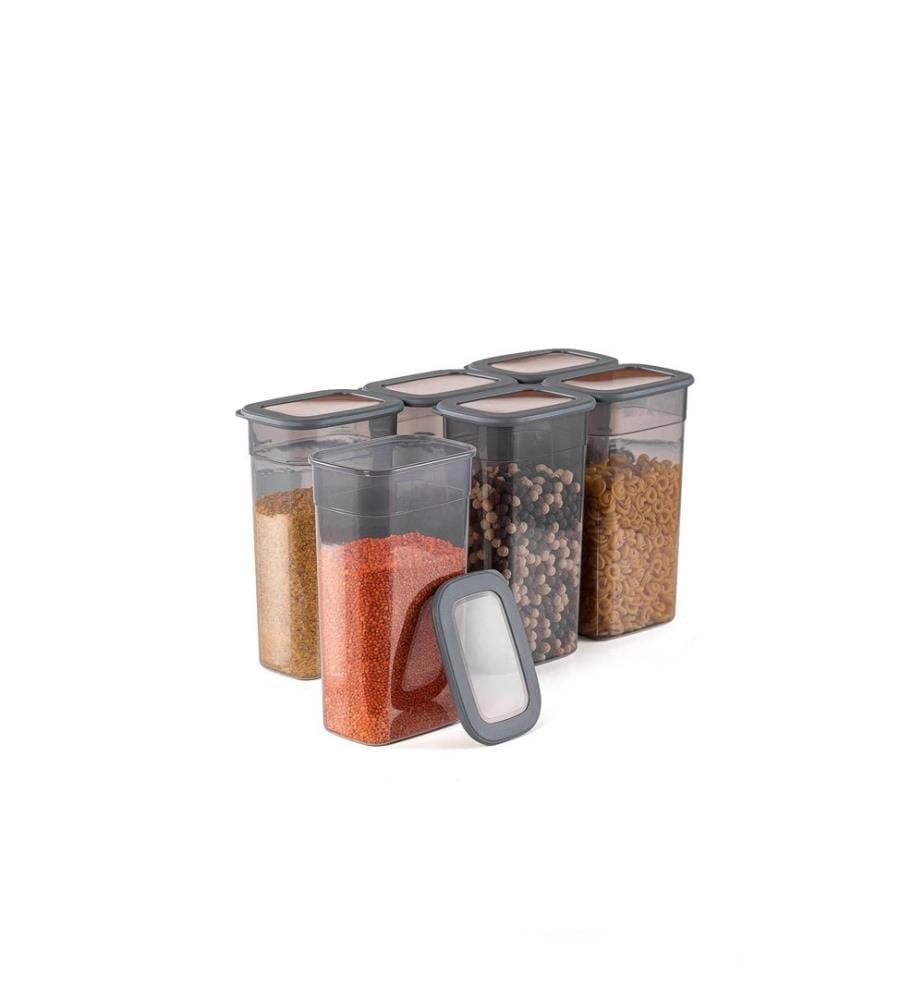 Aufbewahrungsbox-Set (12-teilig) – Anthrazit