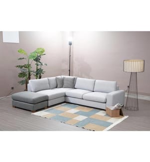 Canapé d'angle Loop  -  Gris Light Grey