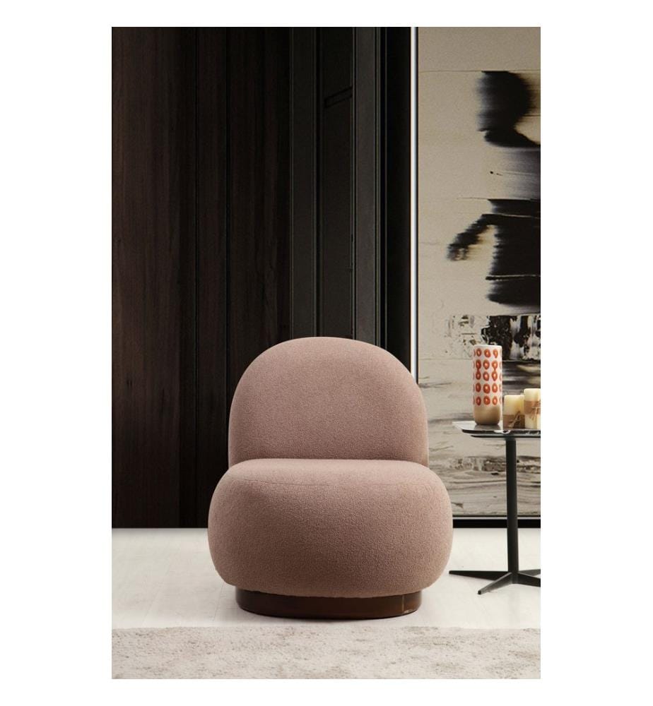Chaise à oreilles Tina  -  Cappuccino