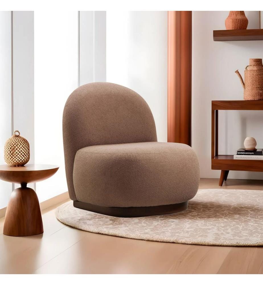 Chaise à oreilles Tina  -  Cappuccino