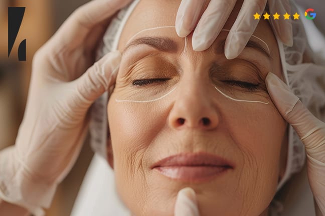 Aesthetic upper eyelid lift