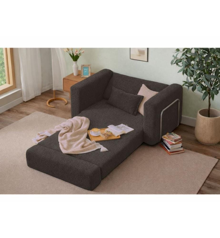 Canapé-lit 1 place Wello Single - Anthracite