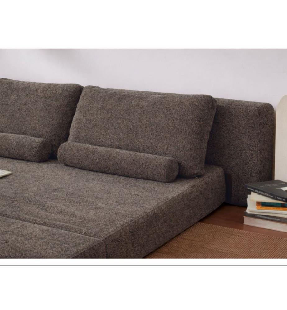 Canapé-lit 2 places Wello Double - Marron