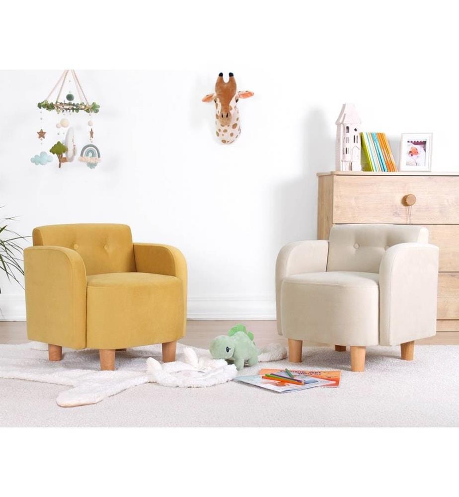 Chaise Wing pour enfant Volie - Jaune