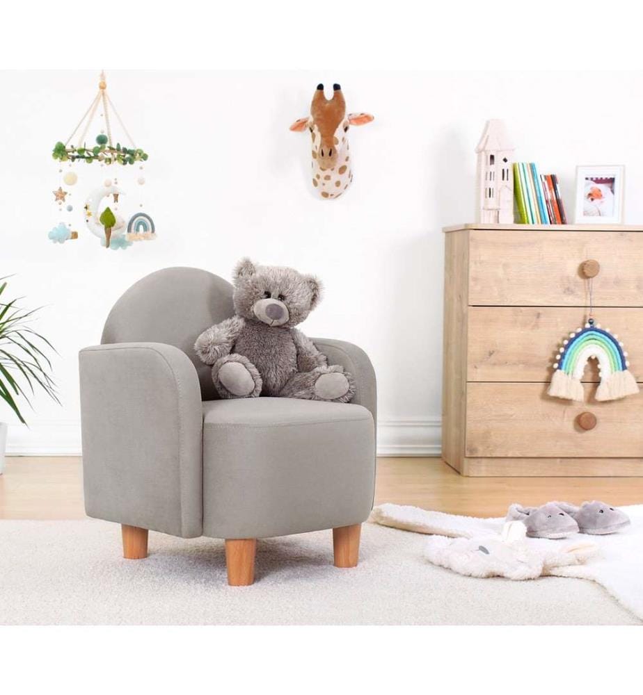 Chaise Wing pour enfant Nock - Gris
